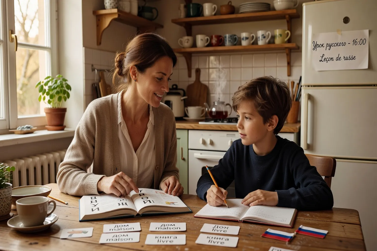 Cours particuliers de russe à domicile ou école du samedi ? Une pédagogue tranche