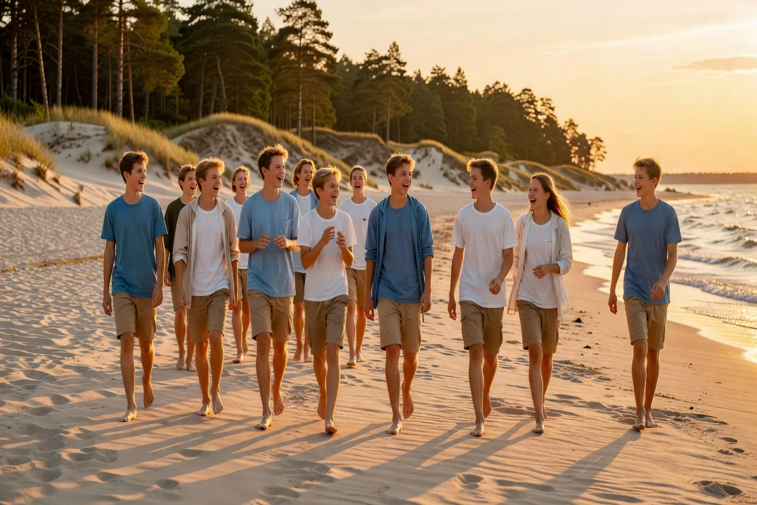 Adolescents bilingues russophones sur la cote baltique en sejour linguistique